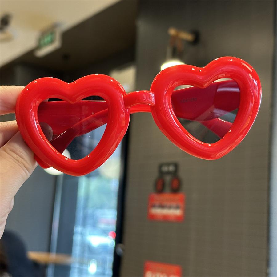 New Kids Sunglasses Baby Sunglasses Chubby Bread Heart-Shaped Sunglasses Adorable and Cool Stylish Photo Sunglasses UV400