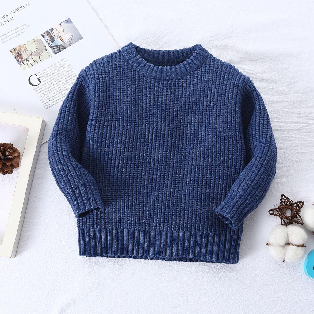 Autumn Winter Loose Knit Cardigan for Infants and Toddlers – Stylish Children's Sweater for Boys and Girls