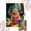 5D Diamond Painting Kit Rapunzel and Woodland Friends Home Decor, Perfect Holiday Gift for Enchanted Forest Lovers