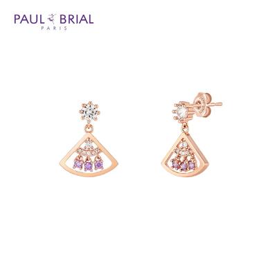 PAULBRIAL [ARGENT] Brial PYSE038S (PG) Des boucles d'oreilles