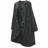 2025 Hip Hop Punk Trench Coat Hooded Cloak Men Women Harajuku Casual Long Jacket Gothic Vintage Gabardina