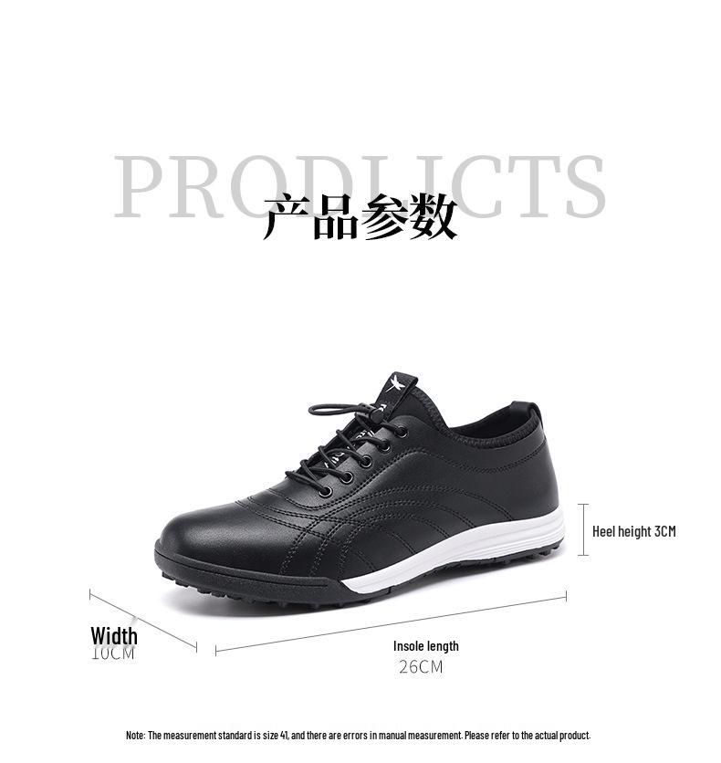 Red Dragonfly Men's Waterproof Leather Commuter Sneakers - 2026 Spring Casual Non-slip Travel Shoes