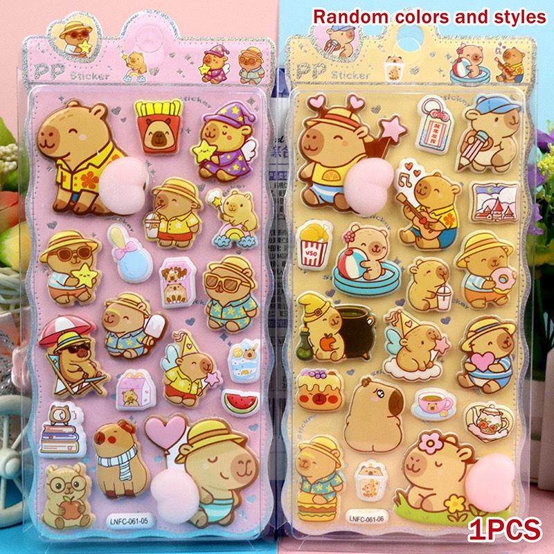 

1/5 шт. Каваї Sanrio Hello Kitty М яка Пухка Сідниця 3D Наклейки DIY Декор для Ноутбука, Скрапбукінгу, Чохла Телефона Наклейки Подарунки для Зняття Стресу 3