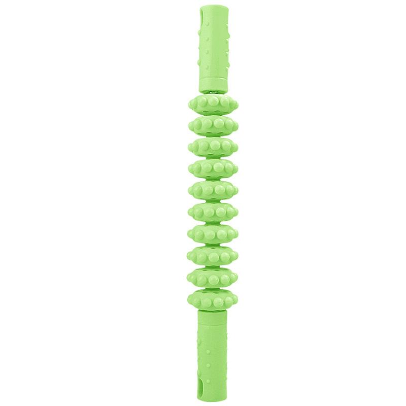 Roller Mace Ten-wheel Roller Bionic Touchpoint Bendable Surround Massage Relaxation Arm Strength Exercise Two-in-one