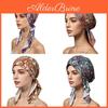 Polyester Summer Headscarf With Floral Graffiti Print For Casual Wear