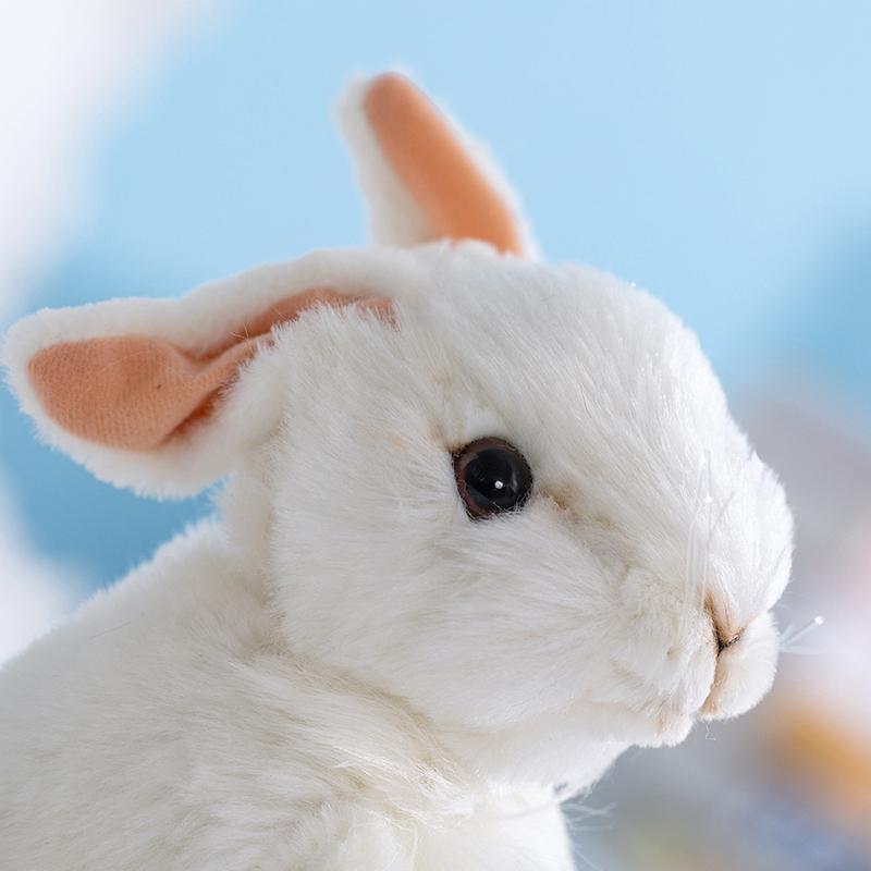 Cute Simulation Rabbit Plush Toy Baby Sleep Comfort Dolls Lovely Rabbit For Kids Girls Easter Bunny Gifts Christmas Birthday