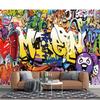 Graffiti Wall Mural Colorful Graffiti Wallpaper For Boys Children's Rooms Living Room Backdrop 3d Murals