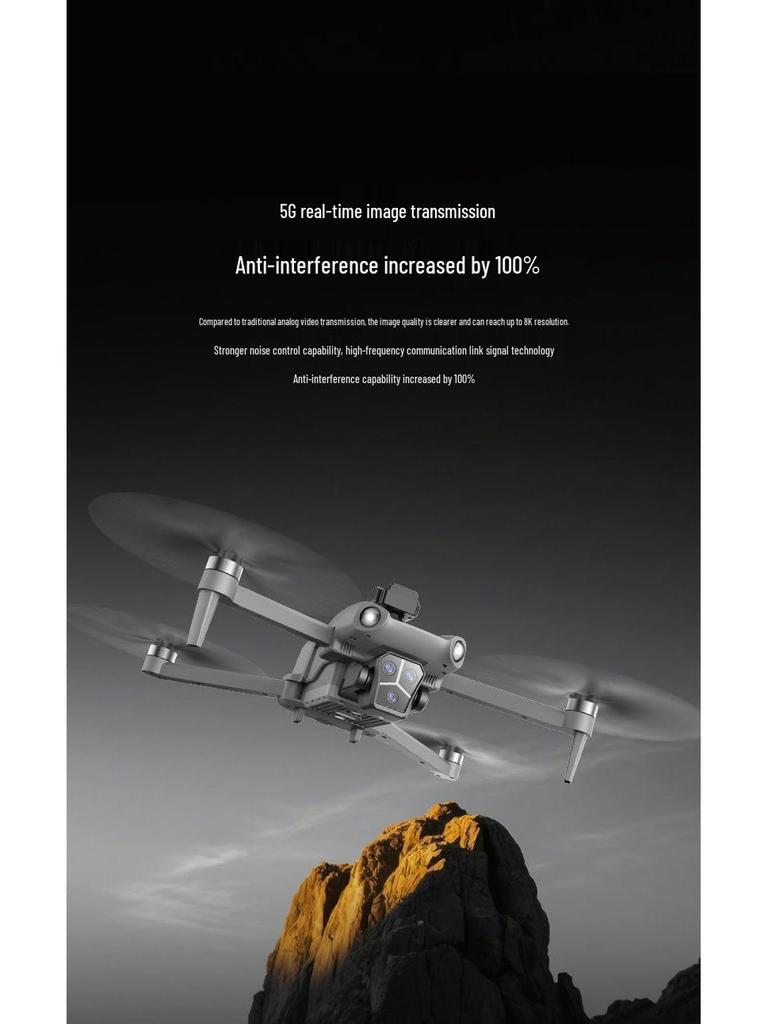 M16 Brushless Drone with Obstacle Avoidance & Screen Control for Professional Aerial Photography, Foldable Design