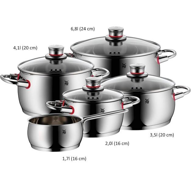 WMF Quality One Pot Set, 5 Pieces (07.7405.6380)