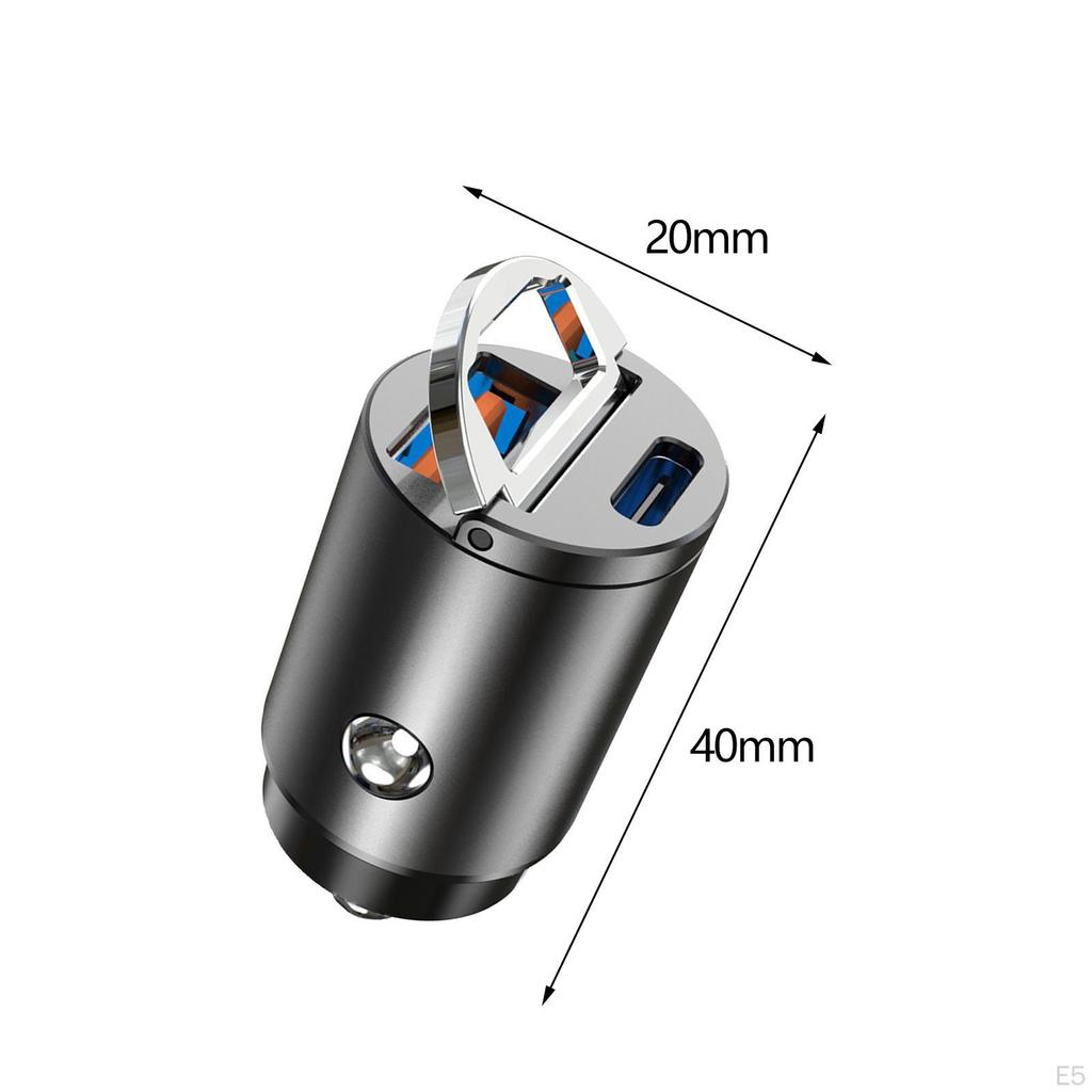 Car Phone Charger Adapter Durable Stable Quick Charge for Truck A