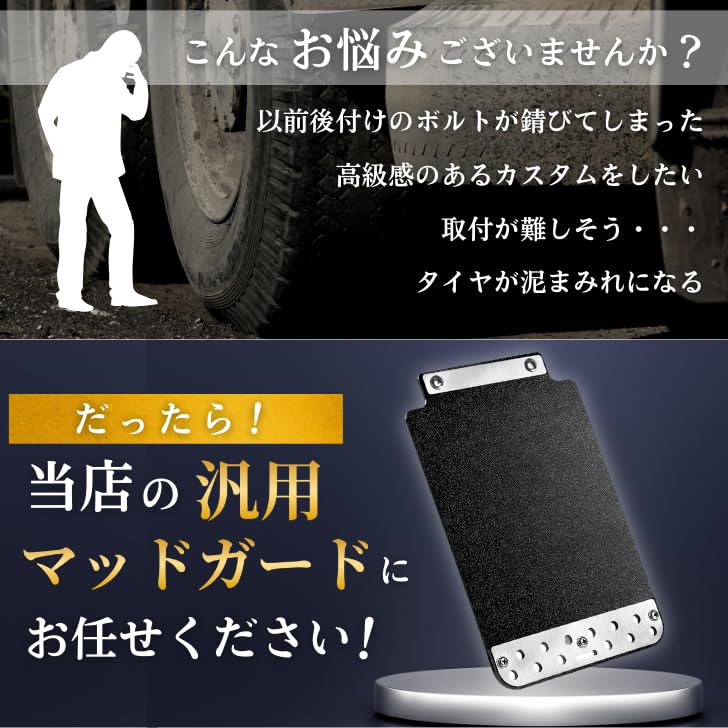 Mudguards for Kei Trucks Custom Parts for Kei Universal Mudguards for Carry and Hijet [Professional Approval] Trucks,