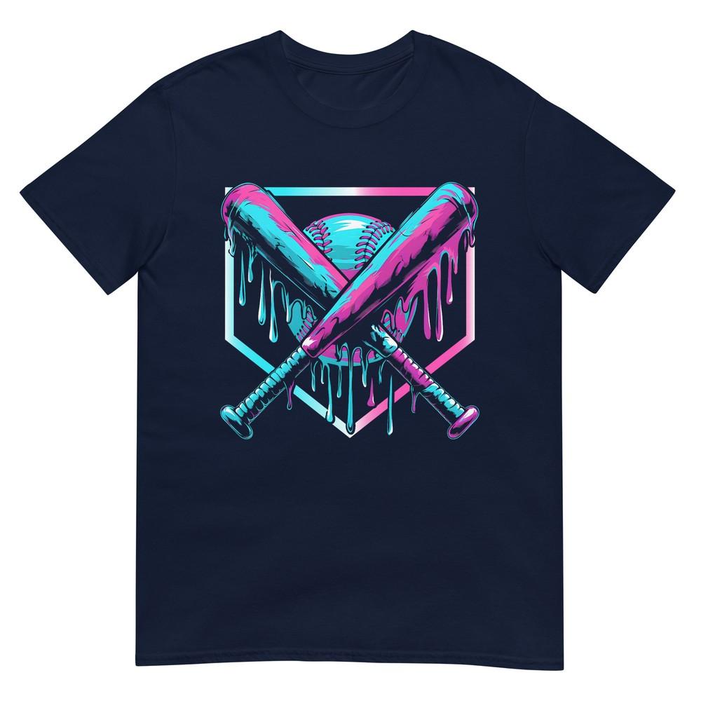 Baseball Drip For Boys Ice Cream Drip Youth Boys Baseball TShirt S