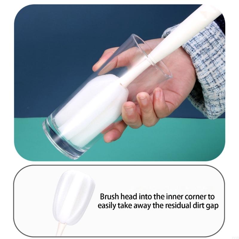 Sponge Cleaning Brush Set For Bottles Cups And Straws Safe For Baby Items Feeding Essential Cleaner