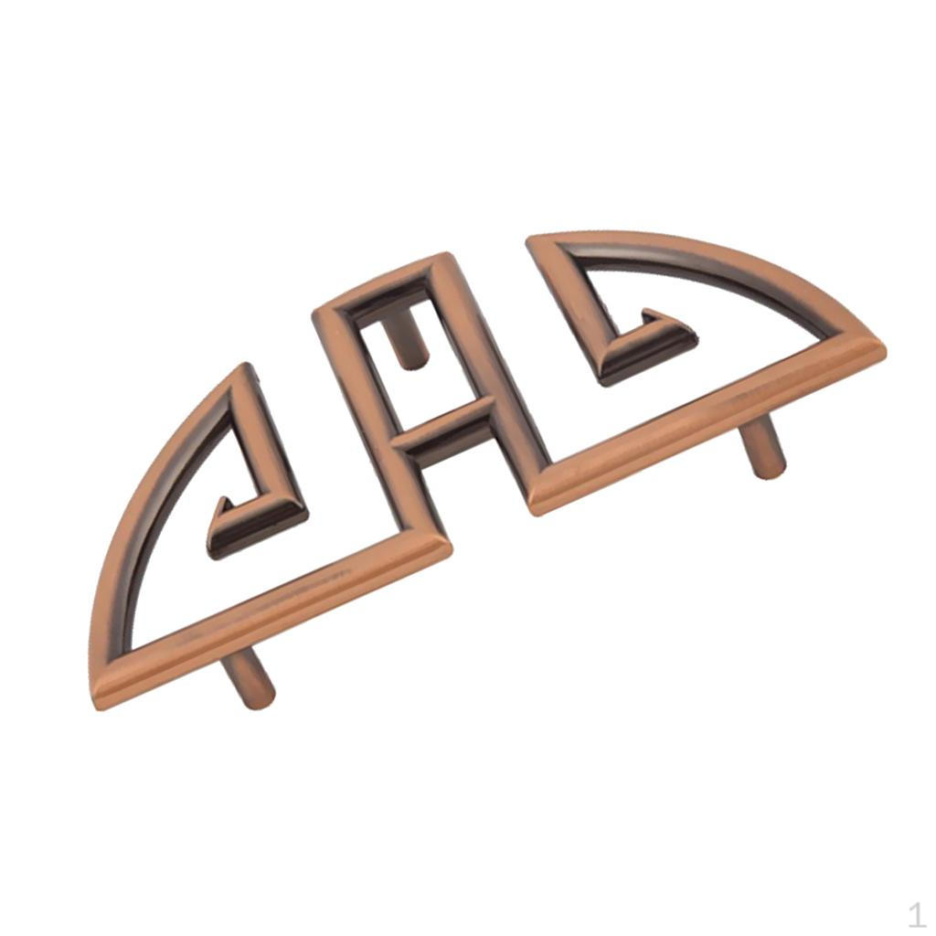 Chinese Character Furniture Cabinet Wardrobe Locker Decor Door Drawer Pull Handle Knob - copper,