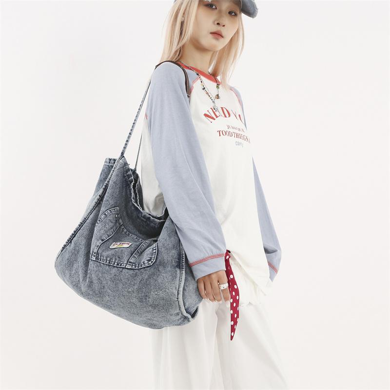 Underarm Bag Denim Shoulder Bag Women's Bag