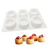 Silicone Mini Cake Mold for Baking Oval Round Floral Shapes Non-Stick Flexible Molds for Cupcakes Desserts Baking Accessories