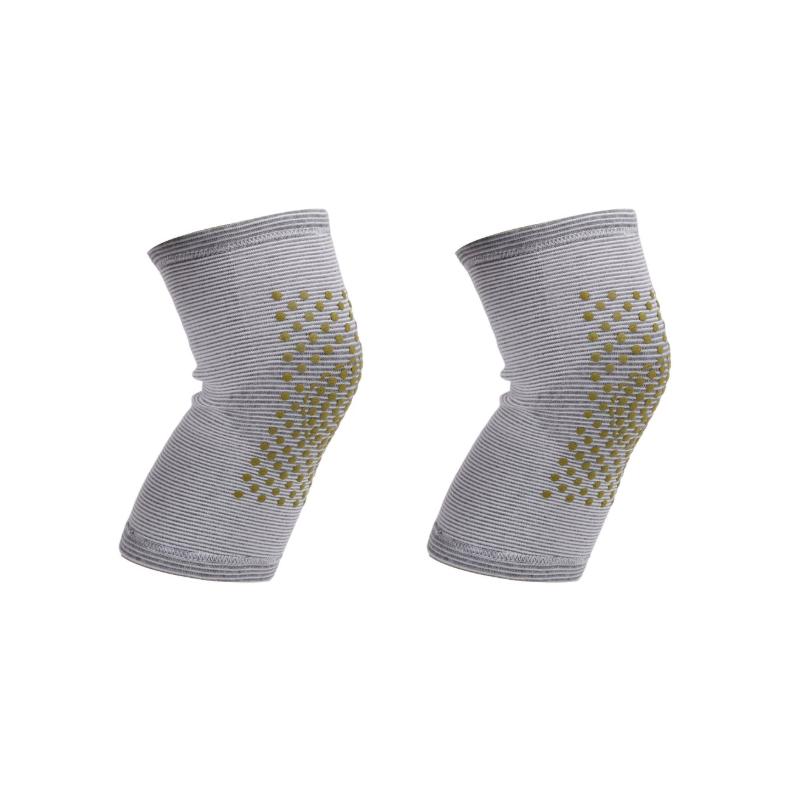 2 PCS Self-heating Knee Pads Improve Blood Circulation Breathable Warm Wormwood Knee Pads Socks