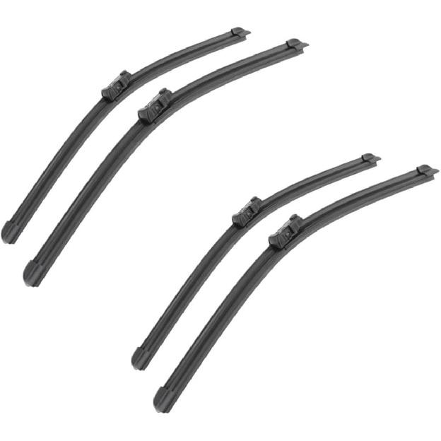 Car Wiper Compatible For Chevrolet Bolt EUV 2022-2024 24" 16" Front Rear Wiper Blades Brushes Cutter Accessories 2022 2023 2024(2pcs)