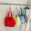 2026 Casual Large Capacity Canvas Drawstring Shopping Bag for Students