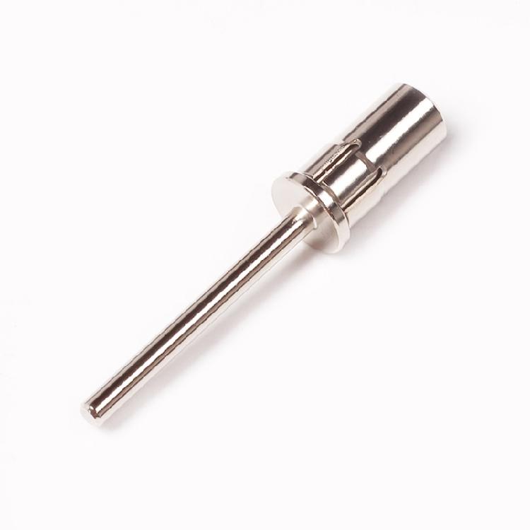 Mandrel Bit for Nails Small Mini Stainless Steel Mandrel Manicure Sandpaper Band