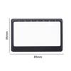 Ultra-thin Convinient With Scale Magnifier Sheet Book Page Magnification X3 Magnifying Outdoor Focused Ignition