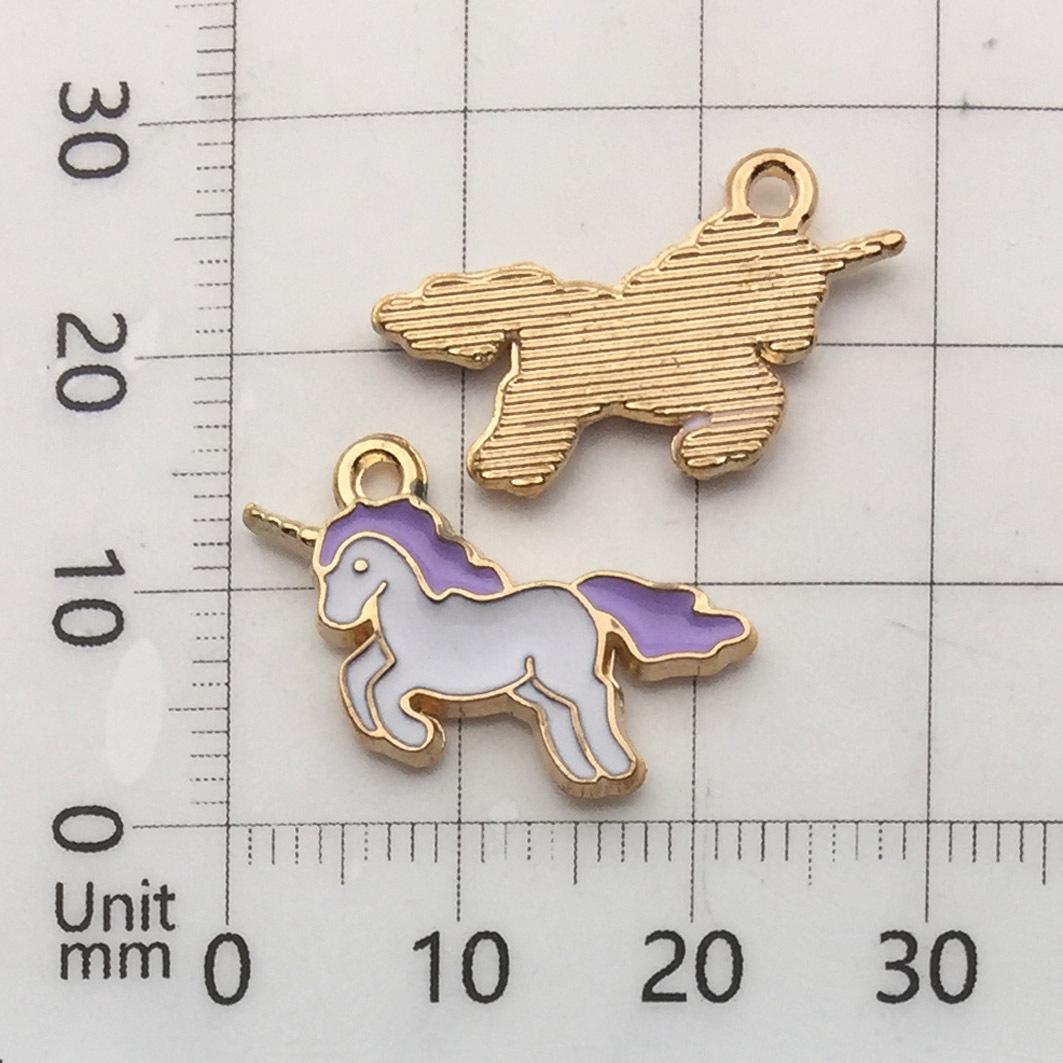 

Oil Drip Unicorn Alloy Pendants for DIY Earrings, Necklaces & Keychains