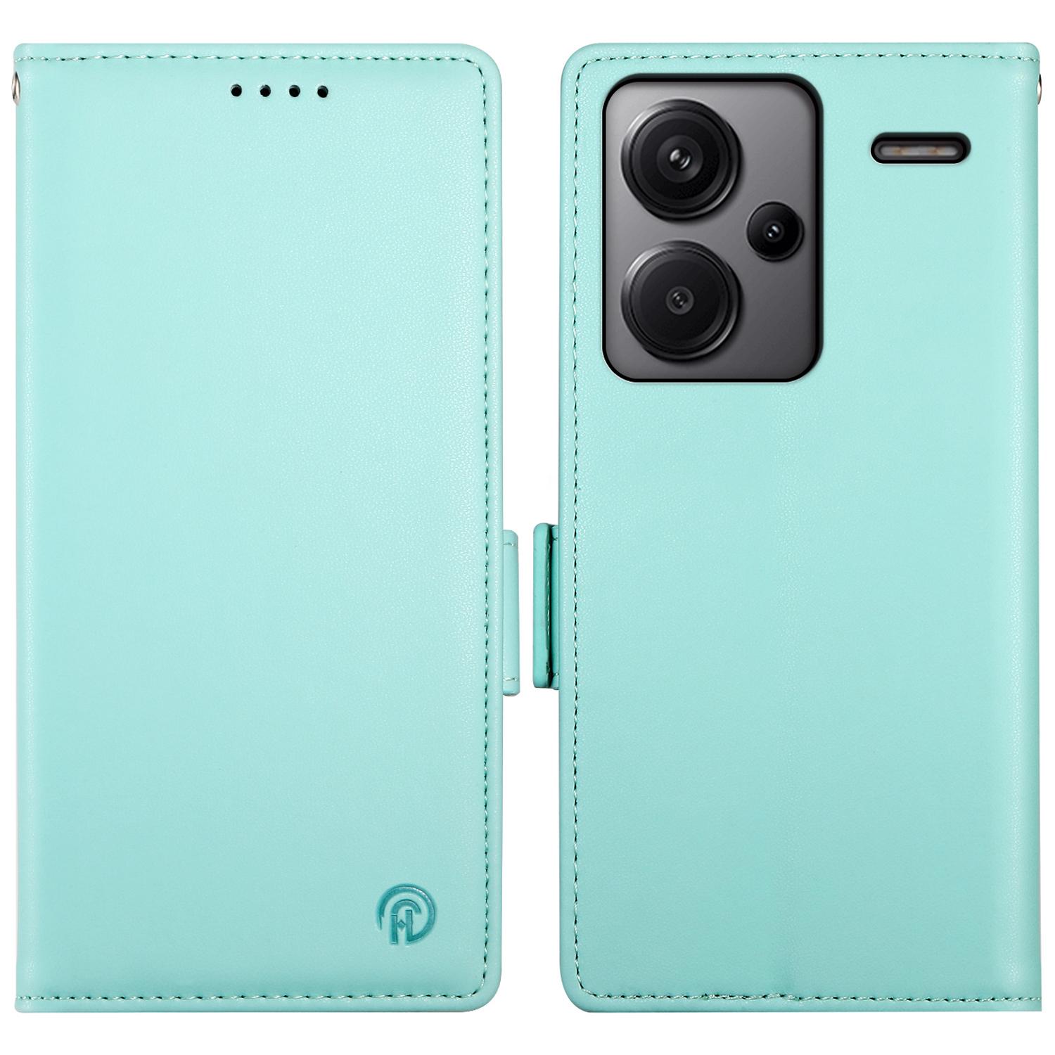 

DF-010 For Xiaomi Redmi Note 13 Pro+ 5G Leather Case Side Magnetic Clasps Phone Wallet Cover G