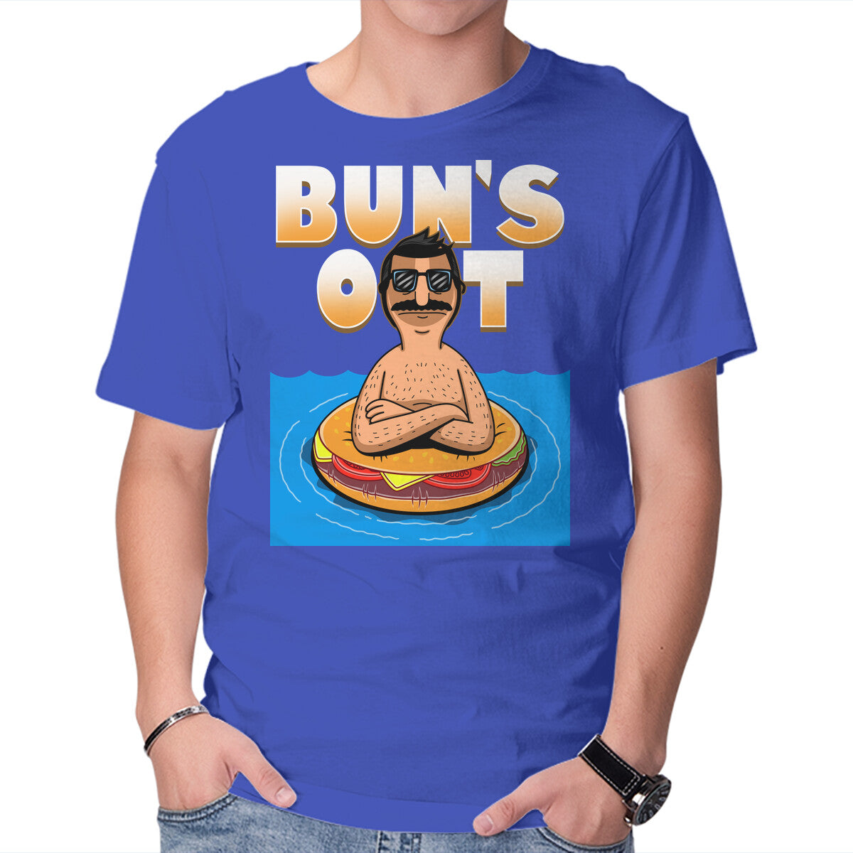 Unisex Crew Neck T-Shirt Bun s Out Graphic Short Sleeve Casual Tee XXL