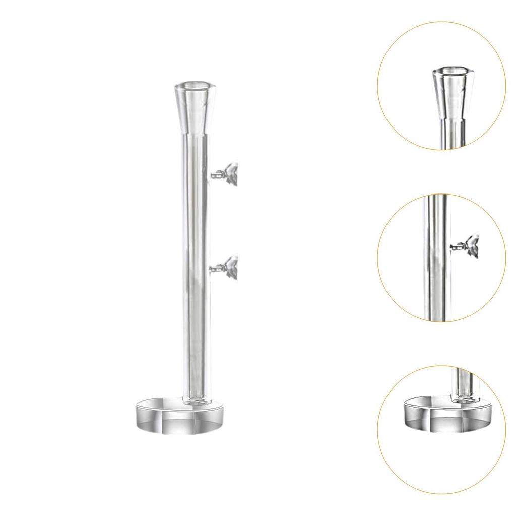 Aquarium Feeder Tube Easy to Use Fish Tank Accessories Multiuse Fish Food Container Transparent Feeding Tube for Spiders Fish