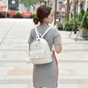 [zhongningyifeng] Women's Backpack, Girls' Leather, Cute, Large Capacity, Cat Metal Fittings