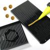 Bait Rolling Plate ABS Plastic Black Portable Lightweigh Fishing Bait Roll Board for Outdoor