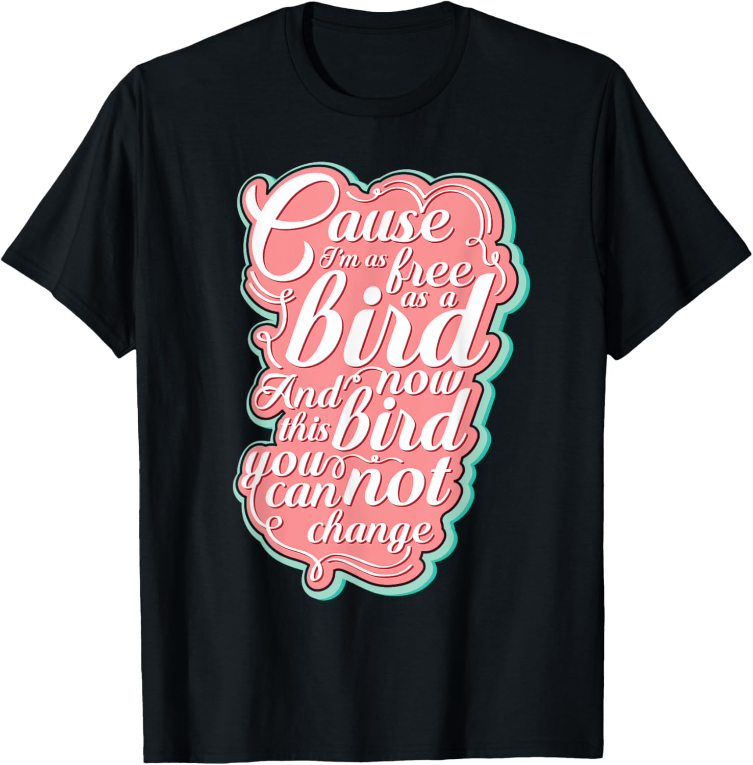 

LyricLyfe Free Bird Ronnie Zant Allen Collins T-Shirt 5XL різнокольоровий