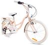 Bicicleta 20 Polegadas Para Menina Infantil Shimano 6 Marchas Bicicleta Flor Laranja Sun Baby