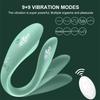 Wireless Remote Control Dildo Vibrator Female Dual Motors U Shape Clitoris Stimulator Wearable Sex Toys for Women Couples Adults
