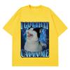 I Got That Cat in Me Funny Meme T-shirt Men Women Aesthetic Trend T-shirt Short-sleeved Loose Casual Cotton Harajuku T-shirts