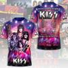 2026 Kiss Band Cool Lässig Spaß Streetwear Hip Hop 3D Druck Herren Kurzarm T-Shirt Oversized Rundhals Tee Top Herrenbekleidung