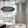 Stainless Steel Shower Drain Cover Rust-Proof 4-1/4“ Floor Drain Cover Anti-Clog Drain Strainer Bathroom Accessories