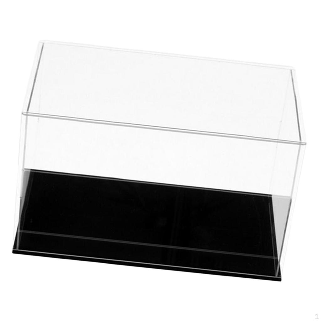 Acrylic Display Case Dustproof Protection Showcase Collectibles Box Clear Organizer for