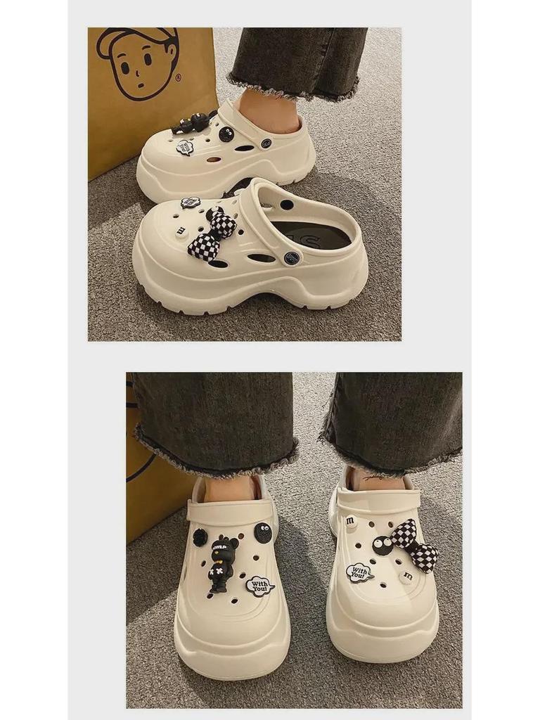 EVA Femme 2024 Style Plage Semelles Épaisses Antidérapantes Bout Fermé