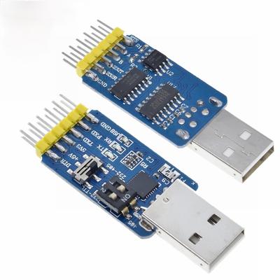 1PCS GREAT IT USB CP2102 To TTL RS232 USB TTL To RS485 Mutual Convert 6 In 1 Convert Module