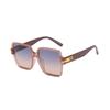 Gradient Large Frame Square Sunglasses Women Men High Quality Exquisite Luxury Brand Sun Glasses Travel Lady Man Glasses UV400