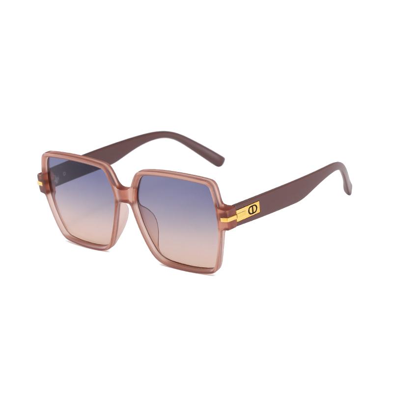 Gradient Large Frame Square Sunglasses Women Men High Quality Exquisite Luxury Brand Sun Glasses Travel Lady Man Glasses UV400