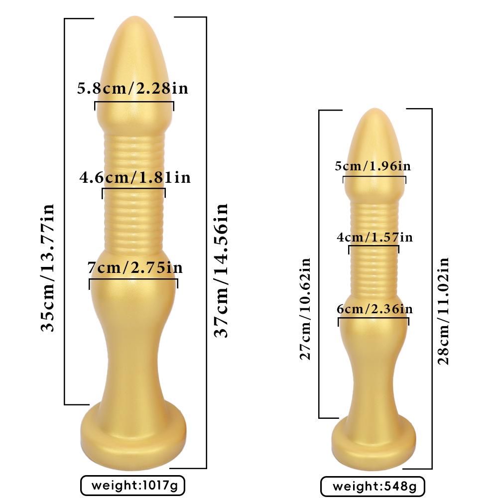 Silicone Extra-Large Soft Anal Plug for Outdoor Wear & Training