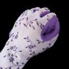 3Pairs Breathable Gardening Gloves Printed Working Glove Portable Latex Foam Gloves  Outdoor