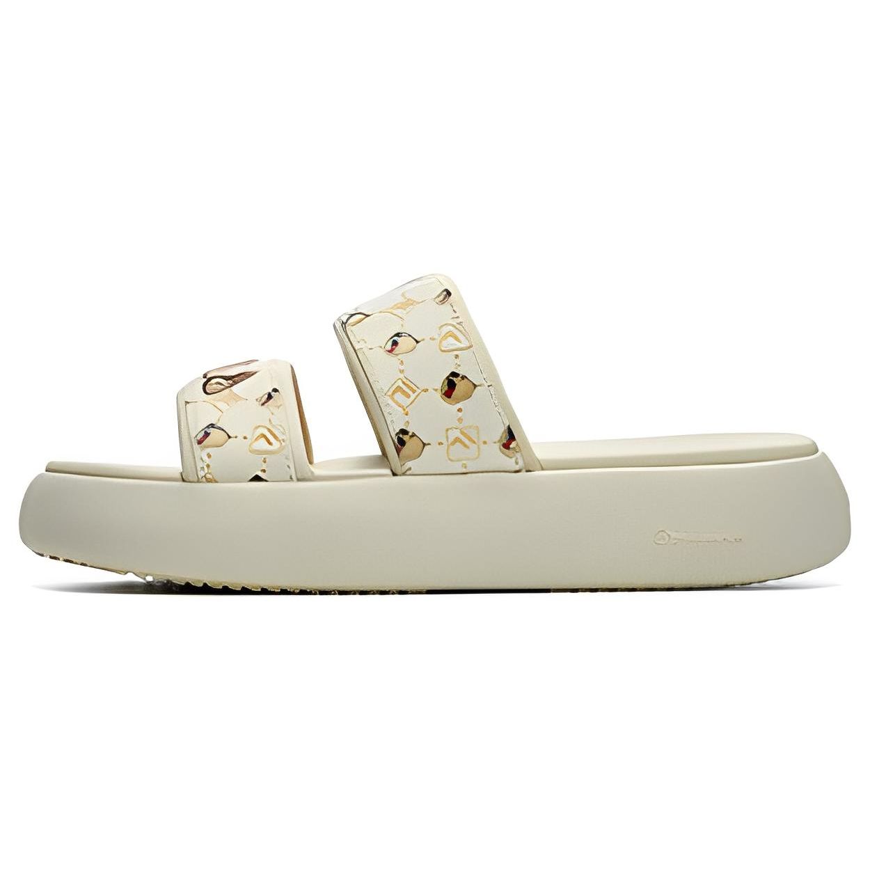 

Fila Модные повседневные универсальные удобные сандалии-слайды с цветными блоками женская обувь бежевый F12W321503FAG 39