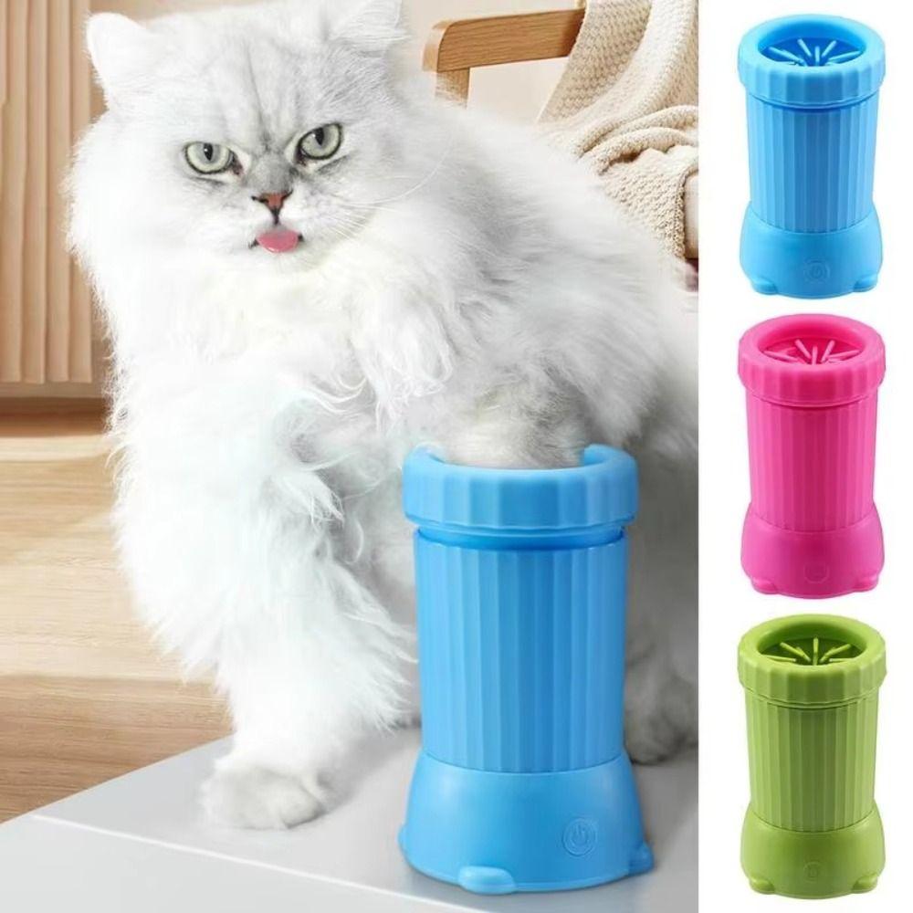 USB Rechargeable Dog Foot Washer Portable Paw Washer Cup Intelligent Pet Paw Washer  Foot Cleaning