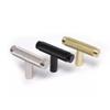 Comfortable Feel Door Handles Kitchen Cabinet Knob Knurled T Bar Knob