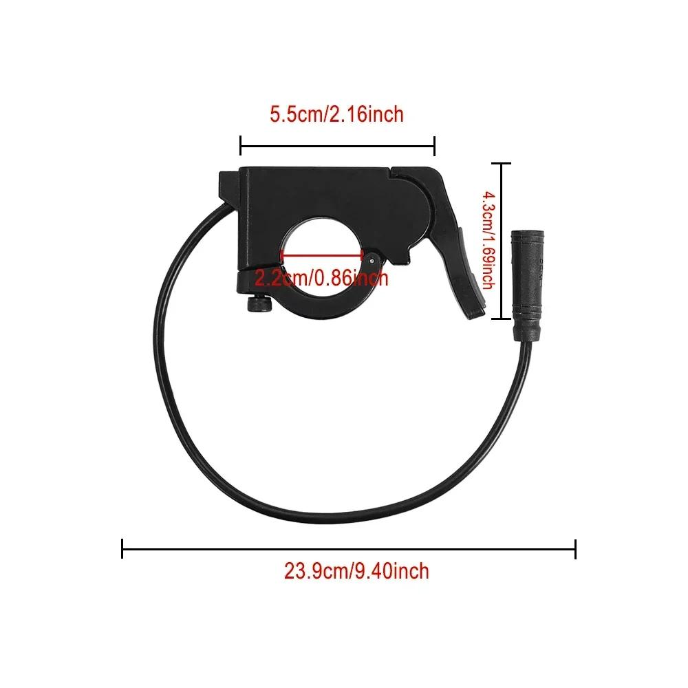 Speed Control Thumb Throttle Electric Accelerator Finger Throttle  for Bafang BBS01 02 BBSHD Mid Drive Motor E Bike Repair Parts