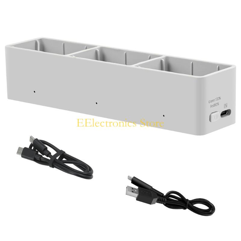 B03C USB Battery Charging for Avata 2 Camera Fast Charging Battery Charging Hub Camera Battery Charging Access