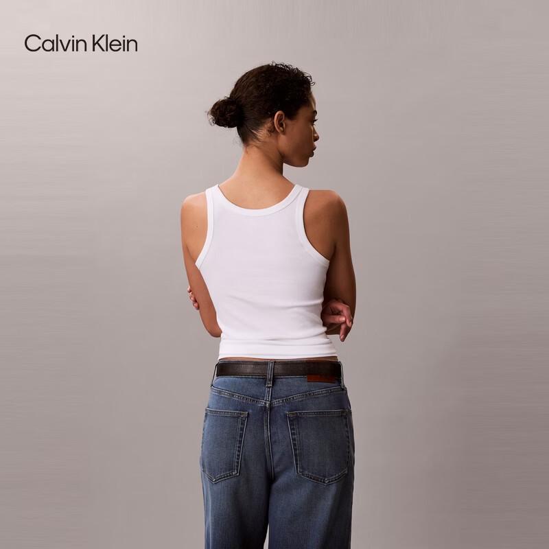 Calvin Klein Jeans Women's Ribbed CK Embroidery Tank Top